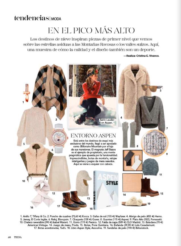 Agencia de prensa de moda: apariciones de marcas en revistas